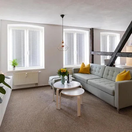 Schlosskoenig - Modernes & Zentrales Mit Balkon Und Arbeitsplatz 슈베린