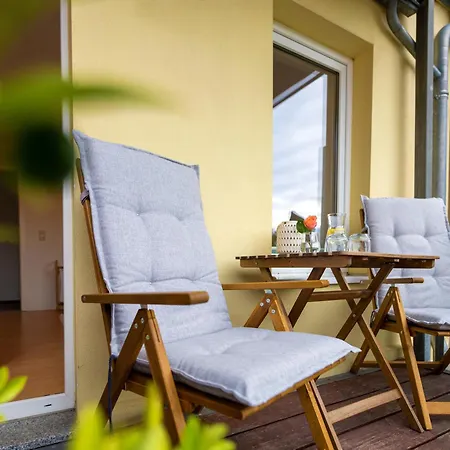 Schlosskoenig - Modernes & Zentrales Mit Balkon Und Arbeitsplatz 아파트