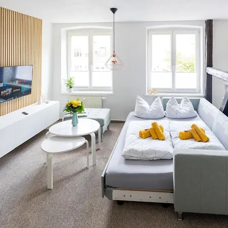 Apartmán Schlosskoenig - Modernes & Zentrales Mit Balkon Und Arbeitsplatz *